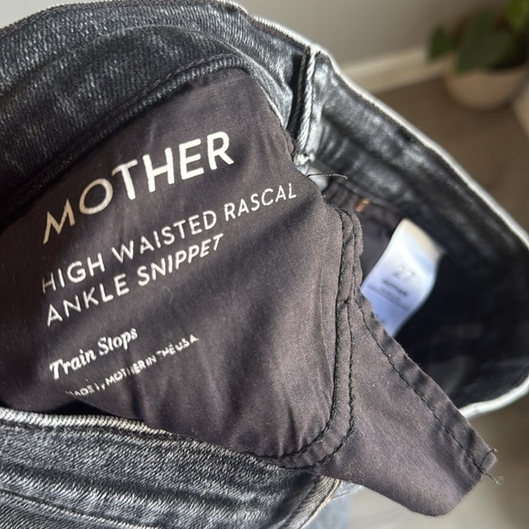 MOTHER DENIM HIGH WAISTED RASCAL ANKLE SNIP 27 - Picture 11 of 13